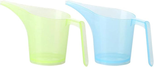 2pcs Cup Measuring Funnel Pitcher with Scale Candy Color Kitchen Measuring Cup for Liquids Sauces Batters Long Mouth Design Precision