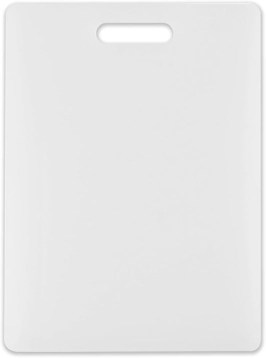 Dexas NSF Polysafe Cutting Board with Handle, 11 by 14.5 inches, White
