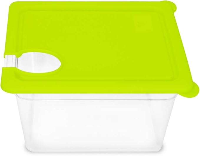 EVERIE Sous Vide Container 12 Quarts with Universal Silicone Lid and Sous Vide Rack Compatible with Anova All Models, Anova Nano, Chefsteps Joule, Instant Pot, Wancle Sous Vide Cookers