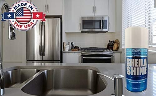 12 x 10oz Stainless Steel Cleaner and Polish - Cleans, Polishes & Protects Kitchen Appliances, Refrigerators, Sinks, Ovens & Grills - Residue, Streak Free Shine - Spray Polish Stainless Steel Cleaner