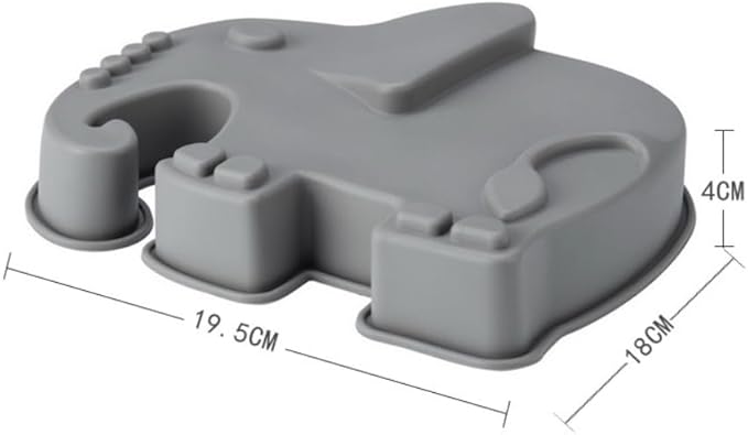 NonStick Frog Cake Pan Elephant Cakes Pans Silicone Baking Mold - 2pc