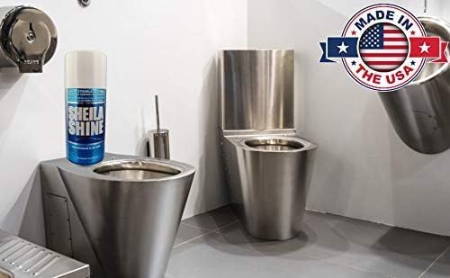 12 x 10oz Stainless Steel Cleaner and Polish - Cleans, Polishes & Protects Kitchen Appliances, Refrigerators, Sinks, Ovens & Grills - Residue, Streak Free Shine - Spray Polish Stainless Steel Cleaner