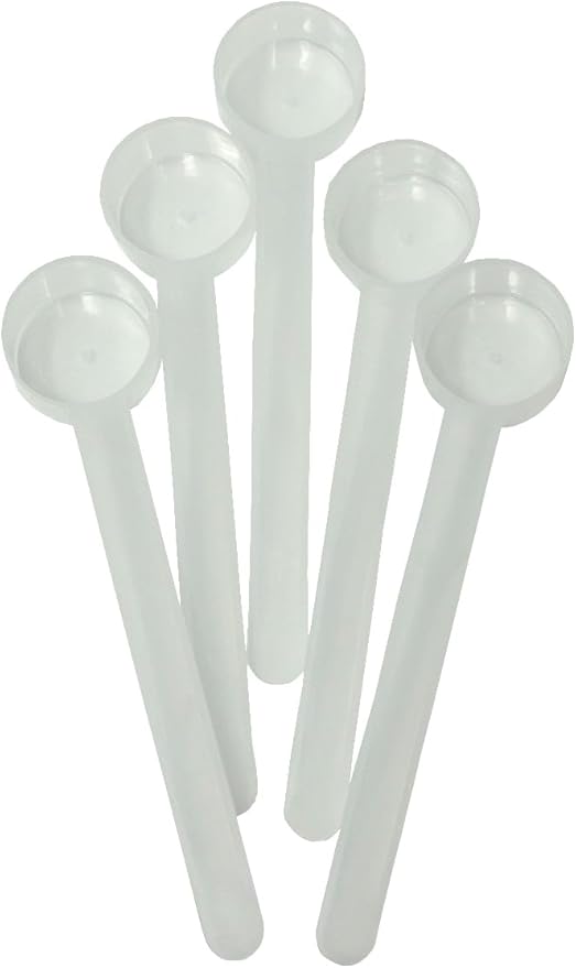 1 Tablespoon (1/2 Oz. | 3 Teaspoon | 1/16 Cup | 14.8 mL) Long Handle Scoop for Measuring Coffee, Pet Food, Grains, Protein, Spices and Other Dry Goods (Pack of 5)
