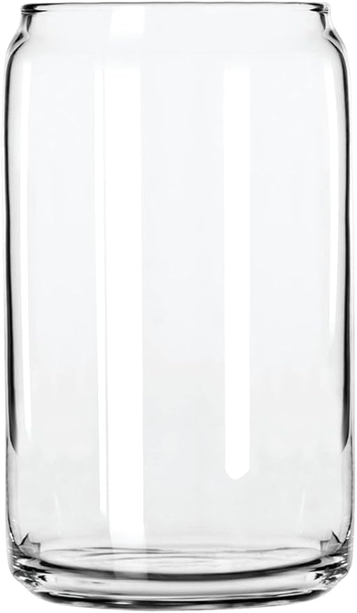 Etched Laser Art Personalized Etched 16oz Can Glass - Transparent Dishwasher Safe Glassware Customized For Any Occasion, Custom Engraved Beer Glass Drinkware for Birthday Gifts and Wedding Gifts