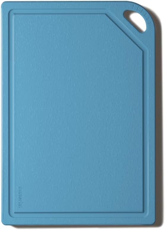 The MK Free Board, Eco-Friendly Cutting Board, Microplastic Free, Dishwasher Safe, Knife-Friendly Large Charcuterie Board (Ocean)