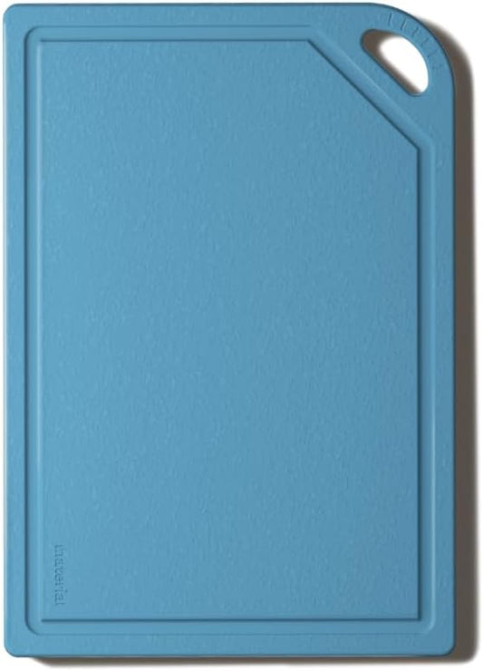 The MK Free Board, Eco-Friendly Cutting Board, Microplastic Free, Dishwasher Safe, Knife-Friendly Large Charcuterie Board (Ocean)