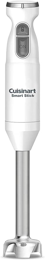 Cuisinart Hand Blender, Smart Stick 2-Speed - Powerful & Easy to Use Stick Immersion Blender for Shakes, Smoothies, Puree, Baby Food, Soups & Sauces, Stainless Steel, CSB-175P1
