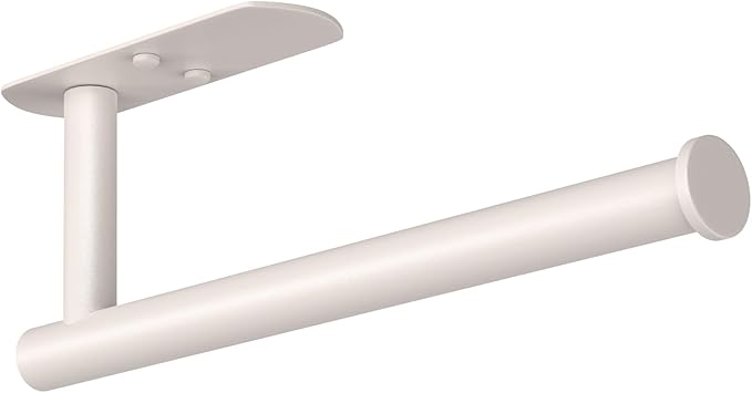 VAEHOLD Adhesive Paper Towel Holder Under Cabinet Wall Mount for Kitchen Paper Towel, Paper Towel Roll Holder Stick to Wall, Stainless Steel - Brown