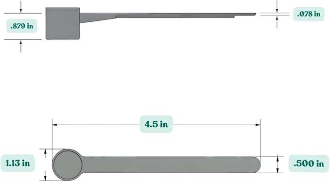 13 mL (13 CC) Long Handle Scoop for Measuring Coffee, Pet Food, Grains, Protein, Spices and Other Dry Goods (Pack of 10)