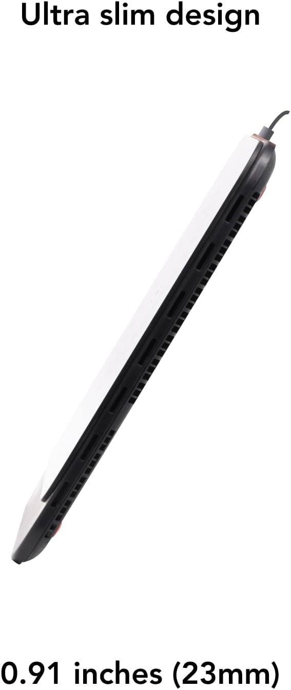 AirHood Ultra-Slim Induction Cooker | Countertop Hot Plate with Precision Sensors for 10 Temperature Modes | Eco-Friendly Compact Kitchen Appliance