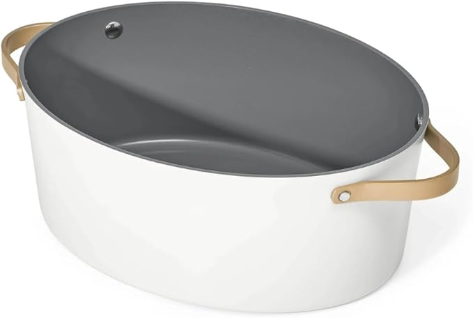 Beautiful 10-in-1 6Qt Electric Multi-Cooker with 7 Presets,Oven-Safe Pot & Lid,Sauté,Steam,Slow Cook, Slow Cooker, Simmer,Rice & More,Touch Display, Dishwasher Safe, Serves Up to 7 (White Icing)