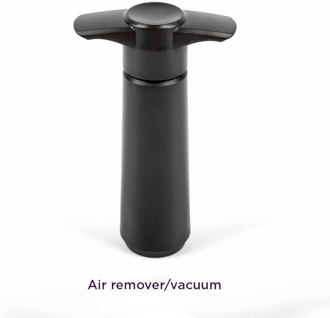 Wine Saver Pump with Vacuum Wine Stoppers - Preserve Your Wine Longer/Reusable/Fits All Standard Wine Bottles/Airtight Seal and No Spills/1 Pump 4 Stoppers/Wine Accessories and Gifts