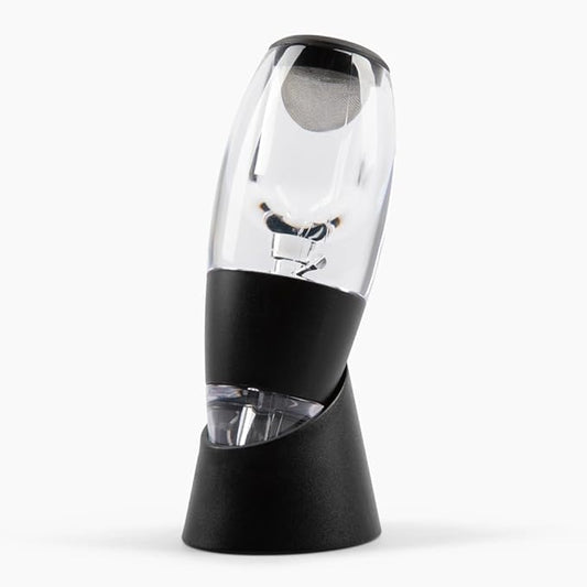 Wine Aerator for Instant Aeration with Sediment Filter, No-Drip, Enhances Flavor & Aroma Without a Decanter, Elegant Gift Ready Wine Accessory, Easy to Clean, Ideal for Red Wines