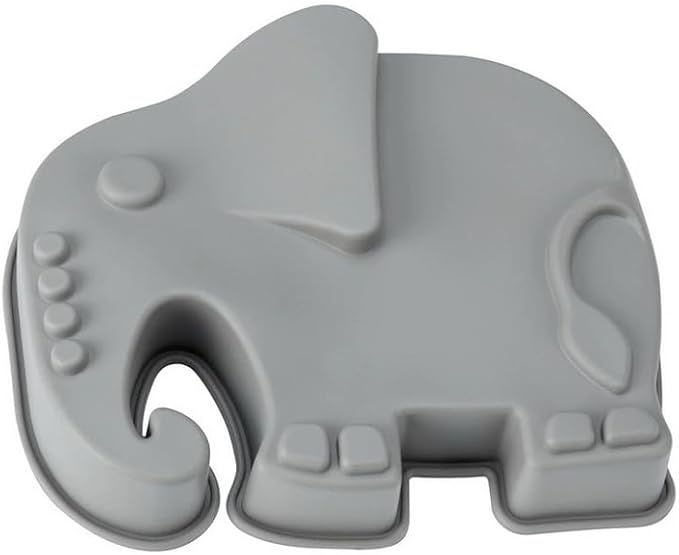 NonStick Frog Cake Pan Elephant Cakes Pans Silicone Baking Mold - 2pc