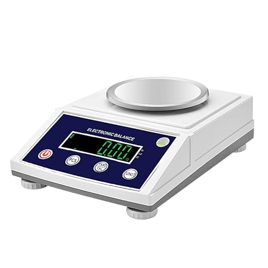 Hochice High Precision Lab Gram Counting Scale Scientific Analytical Laboratory Balance Digital Electronic Scale Jewelry Scales 1000gx0.01g Accurate with RS232 Port&Windshield