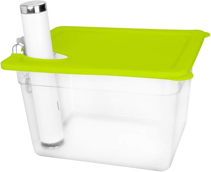 EVERIE Sous Vide Container with Universal Silicone Lid Compatible with Anova All Models, Anova Nano, Chefsteps Joule, Instant Pot, Wancle Sous Vide Cookers