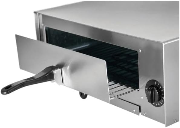 Kratos Commercial Countertop Pizza Oven, Stainless Steel Electric Pizza/Snack Oven with Timer, Fits 12" Pizzas, 120V, 1450 Watts, For Commercial and Home Use