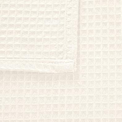 Encasa XO' Waffle Weave Face & Hand Towels – 12"x12", Natural Washcloths Set of 12 – Quick Drying for Bathroom, Gym, Kitchen & Travel – Small Reusable Dish Cloths & Face Wipes for Everyday Use