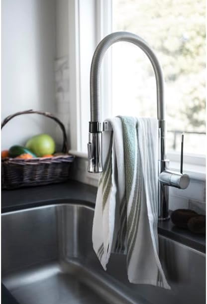 All-Clad Dual-Purpose Kitchen Towels: Highly Absorbent - 100% Cotton, 17"x30" Dish Towels for Cleaning & Drying Dishes & Glassware, 3-Pack, Fennel