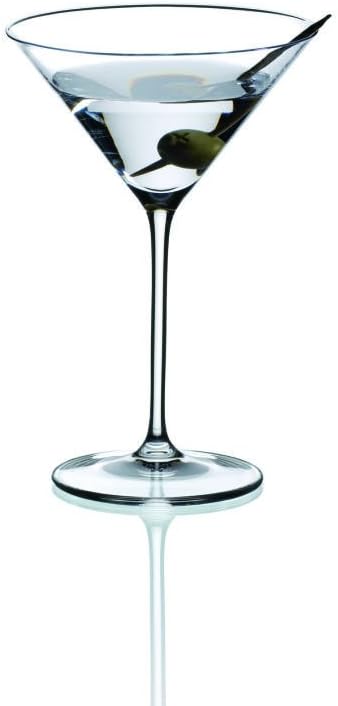Riedel Vinum XL Martini Glasses (set of 2), Precision Blown Crystal Martini Glasses with Stem - Elegant Cocktail Glasses for Bar, 9.5oz, Machine Washable
