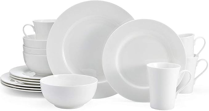 Mikasa Delray 16-Piece Bone China Dinnerware Set, Service for 4