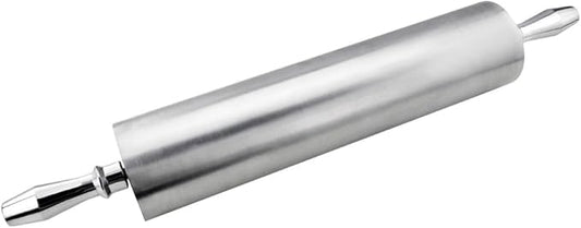 New Star Foodservice 37500 Extra Heavy Duty Restaurant Aluminum Rolling Pin, 13", Silver