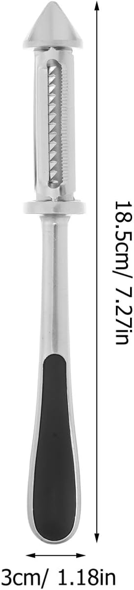 Unomor Zinc Alloy Vegetable Peeler Double-sided Dual-blade Kitchen Gadget for Efficient Peeling of Fruits Potatoes and Vegetables Multi-functional Household Tool