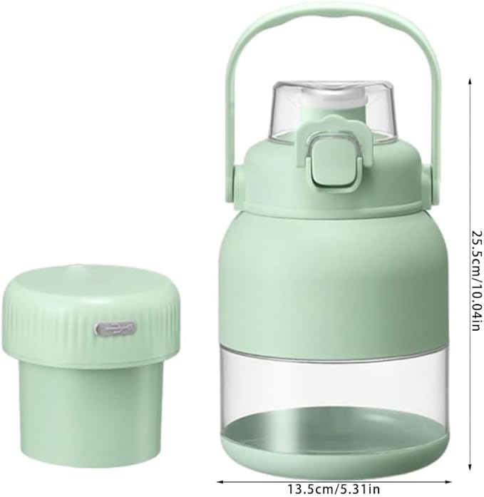 Portable Personal Blender, Mini USB Rechargeable Fruit Mixer with 20 Blades for Travel, Home, Office and Kitchen, Compact Beverage Maker