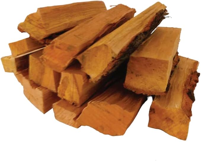 Mini Pizza Oven Wood 6 Inch Firewood Pizza Logs Naturally Cured White Oak Hardwood for Portable Wood Pizza Ovens 750 Cubic Inches, Approximately 12lbs (Cherry)