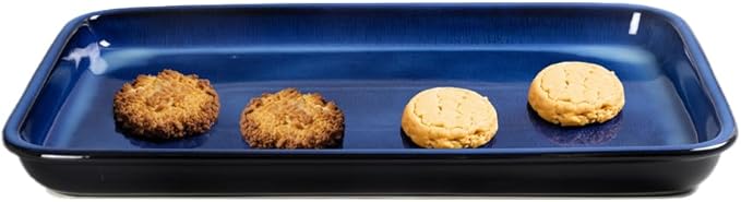 Emeril Lagasse Large Stoneware Baking Sheet – Non Stick Stoneware Cookie Sheet & Baking Tray, Oven Safe Baking Trays for Oven, Ceramic Sheet Pan, 15.75"
