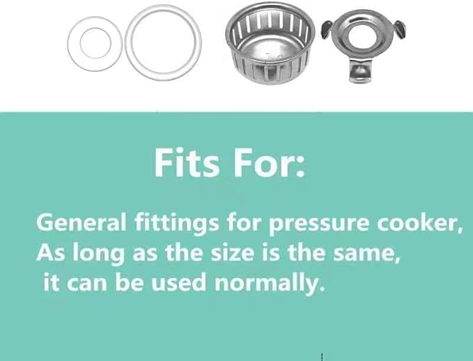 Replacement Parts Set for Instant Pot Duo 5, 6 Quart Qt IP-DUO50 IP-DUO60, Include Steam Release Handle Sealing Ring Steam Release Valve and Float Valve Seal Anti-Block Shield (Set of 10)