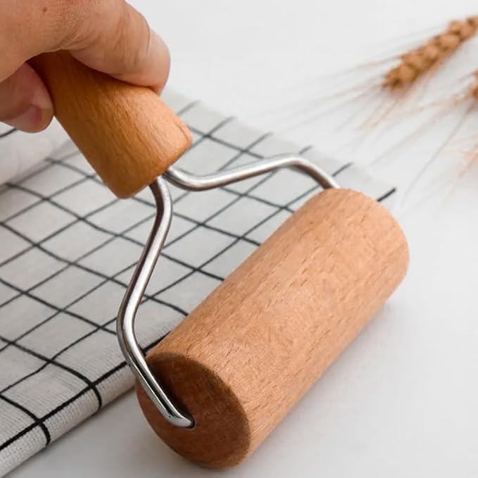 Pizza Rolling Pin, Small Rolling Pin, Non-Stick Wooden Dough Roller for Pastry Tortilla Pizza Cookie Dumpling(Type 1)