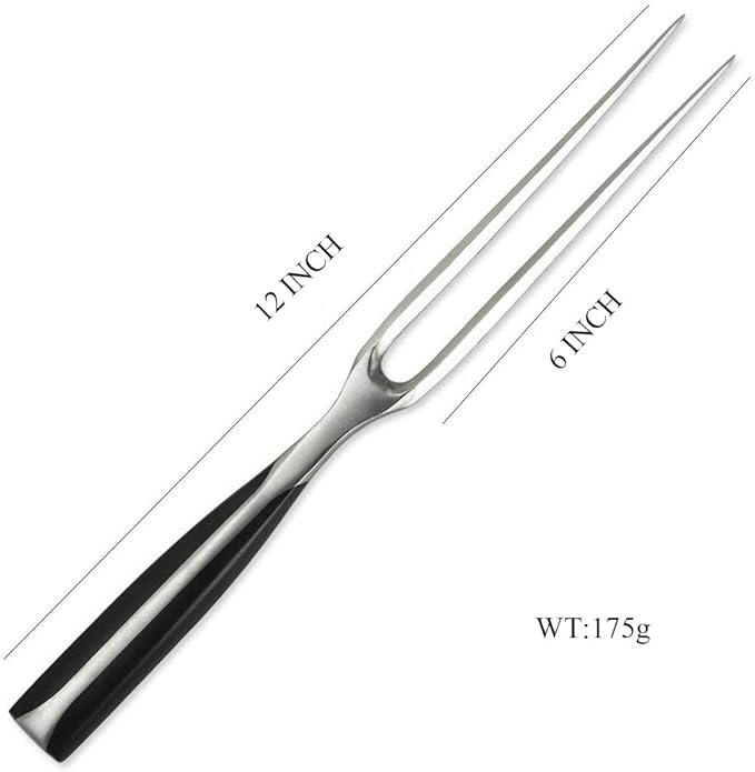 Chef Pro Stainless Steel Carving Fork Meat Fork Pasta Fork 12 Inch