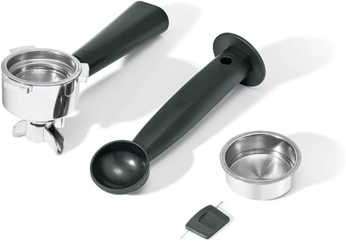 Beautiful Slim Espresso Maker by Drew Barrymore – 20‑Bar Pressure, Dual‑Spout 52 mm Portafilter, 50 oz Removable Tank, 2‑in‑1 Steam Wand & Touch Controls (Rose)