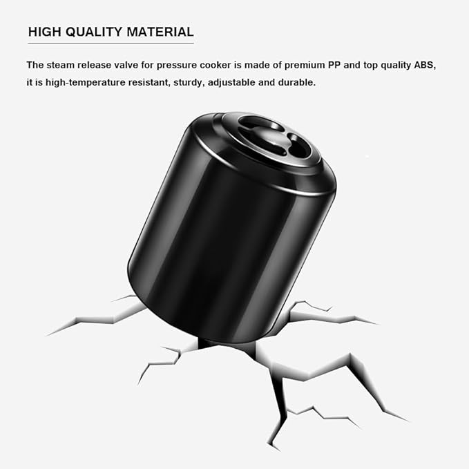 Steam Release Valve Handle for Instant Pot Duo Nova, DUO CRISP AF 8, Duo Gourmet 6 Qt, Ultra 3, 6, 8 Qt, Viva 6 Qt/Pressure Cooker Replacement Accessories