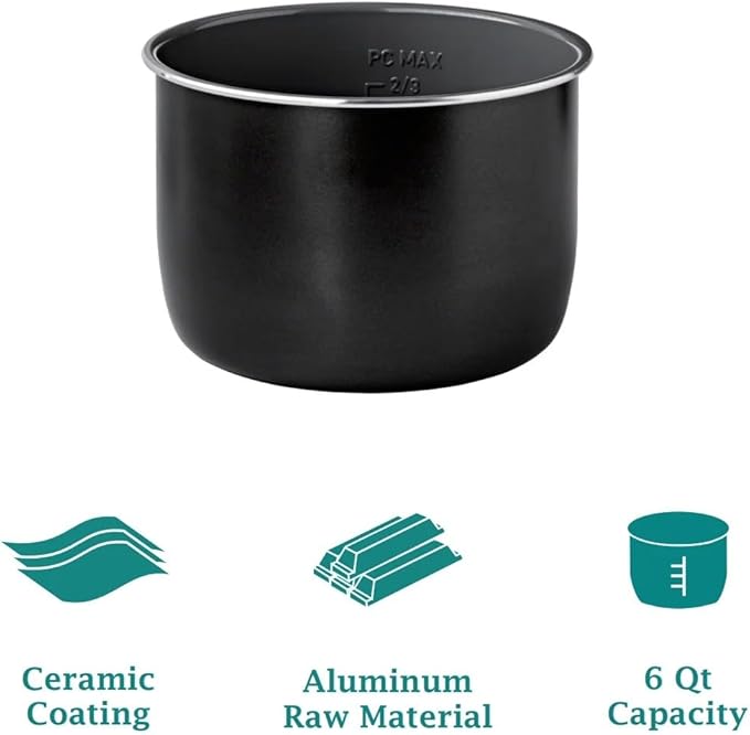 Pioneer Woman 6 Quart Electric Pressure Cooker with Touch Control Display, 7-in-1 Multi-Cooker for Slow Cooking, Sautéing, Steaming & More