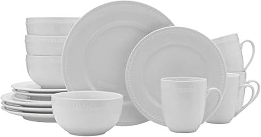 by Fitz and Floyd, Beaded 16 Piece Dinnerware Set, Service for 4