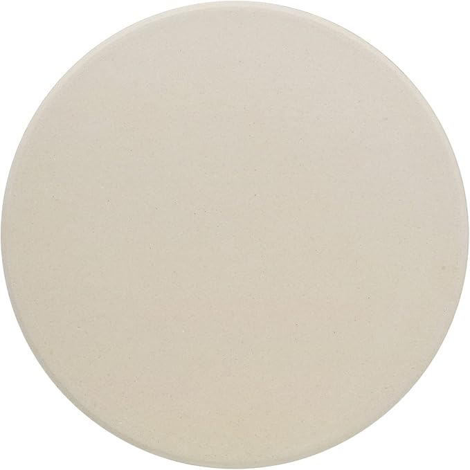 GasSaf 10" Round Pizza Stone for Oven and Grill, Small Baking Stone Safe and Duraable Cordierite, Cooking Stones for Baking Crisp Crust Pizza, Bread