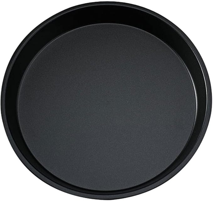 Luxshiny Pizza Pan 9 Inch Crisper Pan Carbon Steel Baking Pan Non Stick Bakeware Microwave Oven Baking Tray Pie Tray Cookie