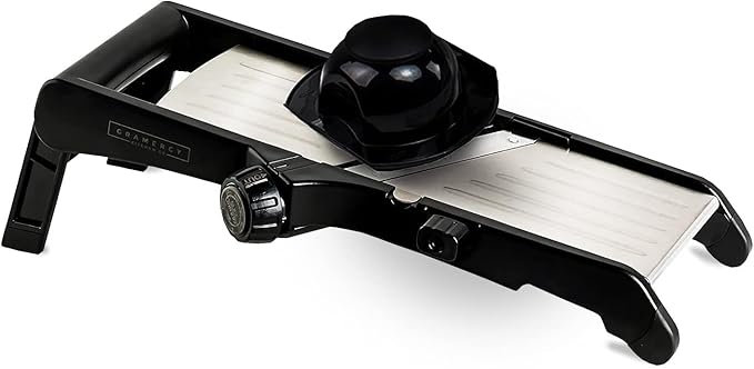 Gramercy Mandoline Food Slicer, Vegetable Cutter, Potato Slicer, Mandolin for Kitchen, Veggie Cutter, Cucumber Tool - Comes with One Pair Cut-Resistant Gloves