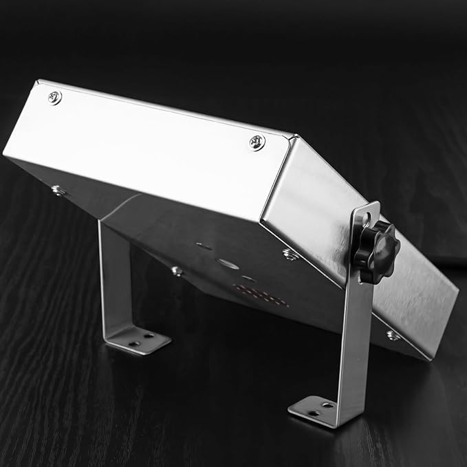 Kitchen Timers for Cooking – 4 Channel Commercial Kitchen Timer Restaurant Kitchen Supplies – Stainless Steel LED Technology Kitchen Timer Digital – Reminder Function, Loud Alarm, Grey