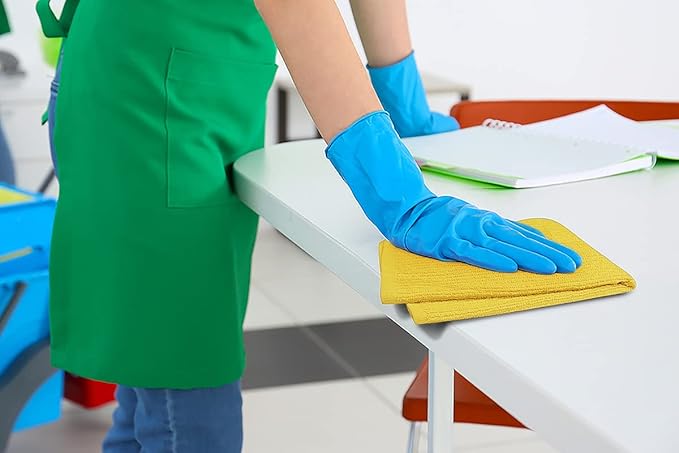 Softolle Bar Mop Towels, Pack of 12-16x19 Inches - 100% Cotton Super Absorbent Towels, Multi-Purpose for Home and Bar Cleaning (Yellow)