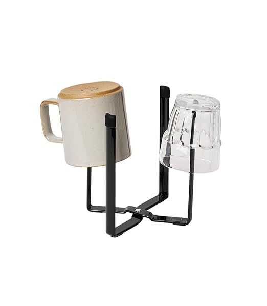 Yamazaki Home Tower Kitchen Multi Eco Stand - Multifunctional Compost Bag and Small Bottle Holder - Small - Steel