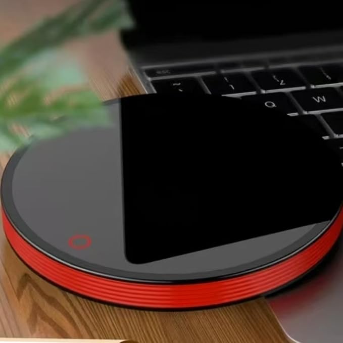 Coffee Mug Warmer for Desk - Auto On/Off Gravity-Induction Smart Coffee Cup Warmer for Coffee Tea Beverage Milk Cocoa Water Soup, Coffee Warming Plate for Office Home Desk Use Black