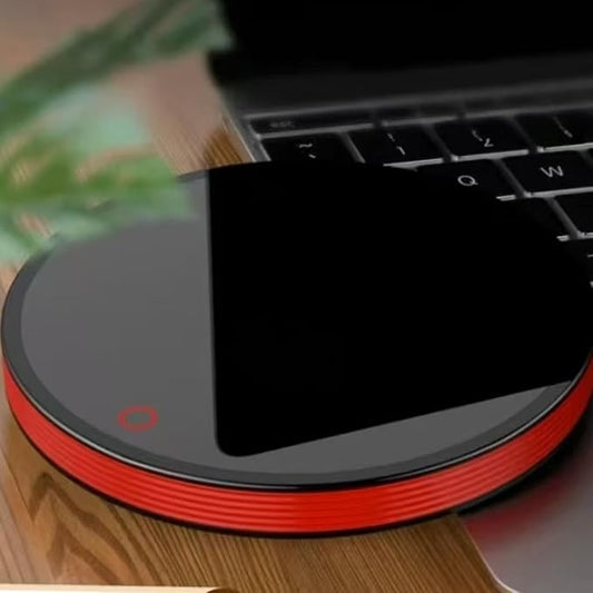 Coffee Mug Warmer for Desk - Auto On/Off Gravity-Induction Smart Coffee Cup Warmer for Coffee Tea Beverage Milk Cocoa Water Soup, Coffee Warming Plate for Office Home Desk Use Black