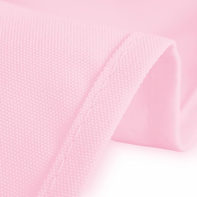 LTC LINENS Rectangular Tablecloth Pink - 70x120 in Rectangle Table Cloth for 6-8 ft Table - Wrinkle Resistant Polyester Cloth for Party, Banquet
