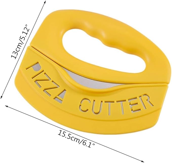 Mezzaluna Mincing Chopper Easy Grip Pizza Cutter and Salad Chopper, Quick Rocking n Chopping Meat, Herbs and Salads,Green