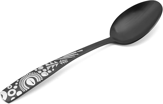 Matte Black Silverware Set, Bysta 20-Piece Stainless Steel Flatware Set, Kitchen Utensil Set Service for 4, Tableware Cutlery Set for Home and Restaurant, Satin Finish, Dishwasher Safe