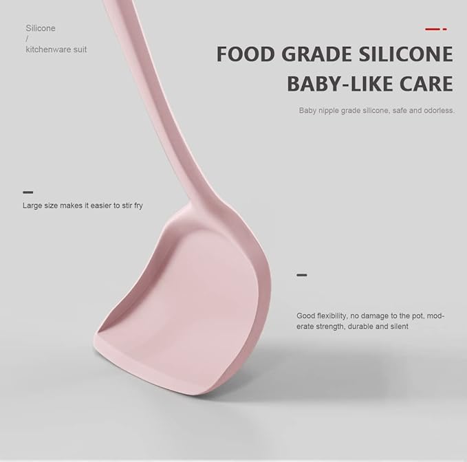 Silicone Cooking Utensils Set - 446°F Heat Resistant Kitchen Utensils,Turner Tongs,Spatula,Spoon,Brush,Whisk,Kitchen Utensil Gadgets Tools Set for Nonstick Cookware,Dishwasher Safe BPA Free(Pink)