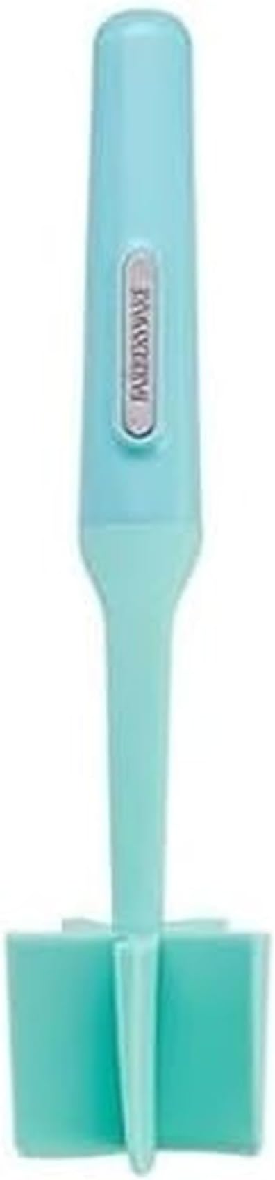 Farberware Heat Resistant Nylon Meat and Potato Masher, Safe for Non-Stick Cookware, Aqua Sky